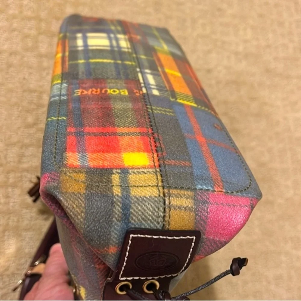 DOONEY & BURKE Plaid Tartan Handbag and Wallet Set - Multicolor, EUC